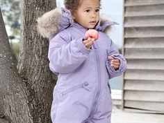 Ver de Terre flyverdragt lilla med pels 